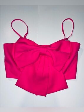 Cloud 10 - Pink Bow Crop Top